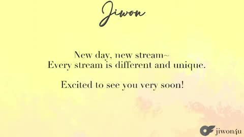 J i w o n   online show from June 2026 07:17:02 PM