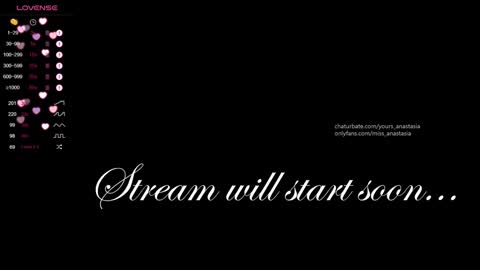 Snapshot of yours_anastasia chatting on January 2025 09:36:02 PM Anastasia online show from January 2025 09:36:02 PM