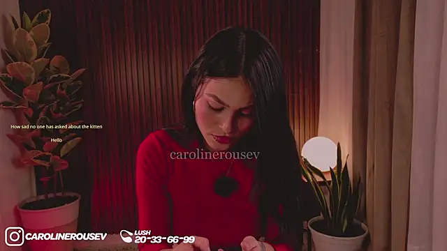 Snapshot of carolinerousev chatting on April 2026 07:47:01 PM carolinerousev online show from April 2026 07:47:01 PM