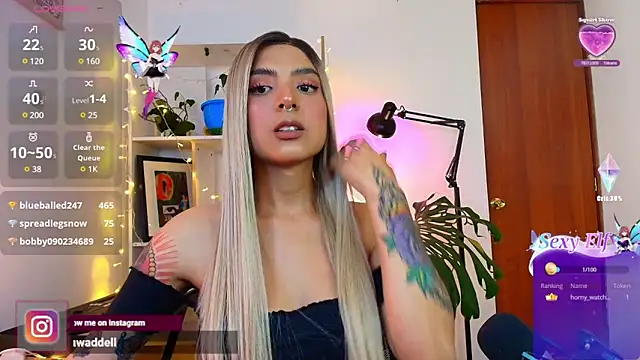 Yeriawaddell  online show from January 2025 04:03:01 AM