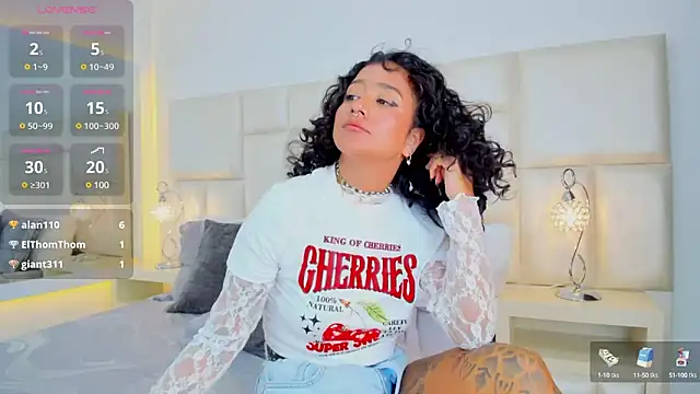 Snapshot of AliceBanks chatting on February 2025 11:30:01 AM AliceBanks online show from February 2025 11:30:01 AM