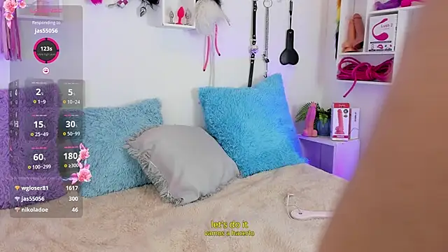 Snapshot of Jentokio chatting on February 2025 02:20:01 AM Jentokio online show from February 2025 02:20:01 AM