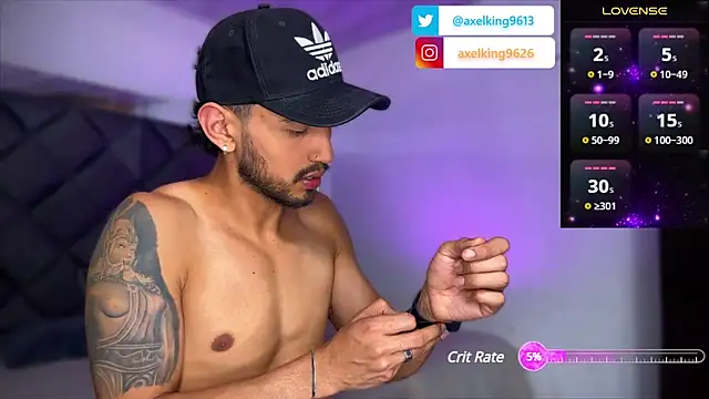 AxelKing1326 online show from January 2025 09:45:01 PM