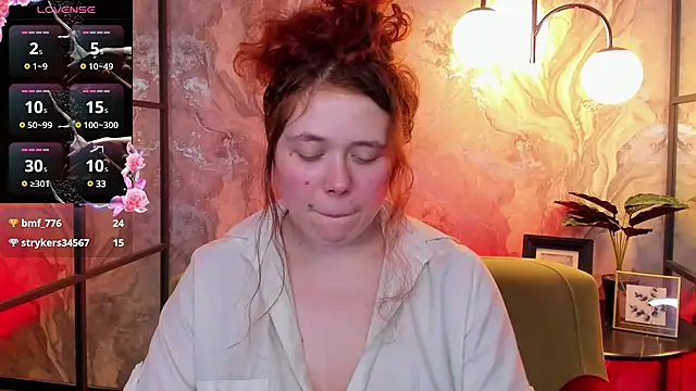 Snapshot of SophiePure chatting on March 2025 03:40:01 AM SophiePure online show from March 2025 03:40:01 AM