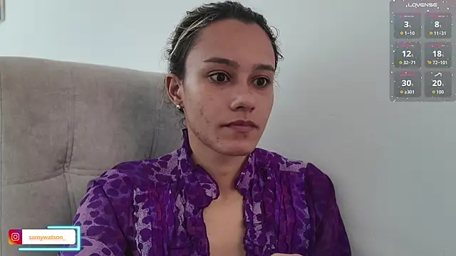 Snapshot of SamanthaWatson chatting on October 2025 01:53:02 PM SamanthaWatson online show from October 2025 01:53:02 PM