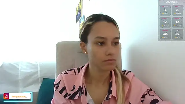 Snapshot of SamanthaWatson chatting on October 2025 02:15:01 PM SamanthaWatson online show from October 2025 02:15:01 PM