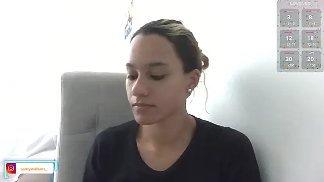 Snapshot of SamanthaWatson chatting on October 2025 08:31:01 PM SamanthaWatson online show from October 2025 08:31:01 PM