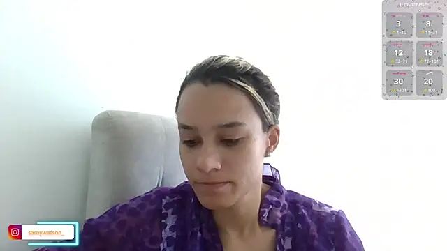 Snapshot of SamanthaWatson chatting on October 2025 08:43:02 PM SamanthaWatson online show from October 2025 08:43:02 PM