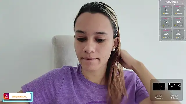 Snapshot of SamanthaWatson chatting on October 2025 03:55:02 PM SamanthaWatson online show from October 2025 03:55:02 PM