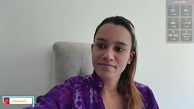 Snapshot of SamanthaWatson chatting on October 2025 08:26:01 PM SamanthaWatson online show from October 2025 08:26:01 PM