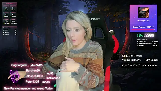 Lisaonthemoon online show from February 2025 01:19:01 AM