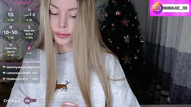 Marmalade Fox online show from January 2026 04:44:01 PM