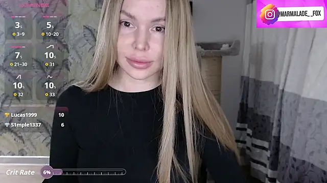 Marmalade Fox online show from February 2026 04:33:01 PM