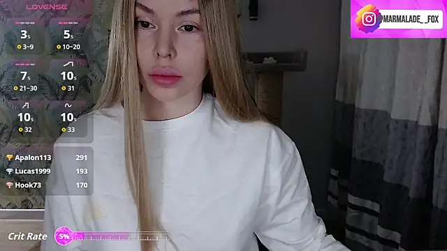 Marmalade Fox online show from February 2026 04:46:01 PM