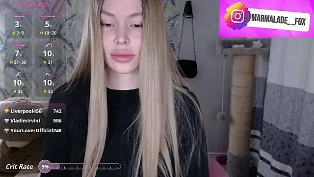 Marmalade Fox online show from March 2026 03:59:01 PM