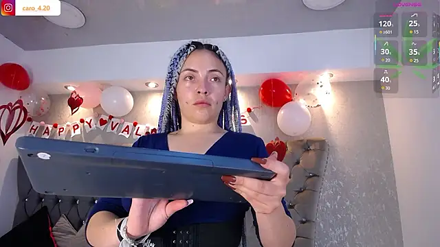 Snapshot of CaroFisher chatting on February 2026 12:55:01 PM CaroFisher online show from February 2026 12:55:01 PM