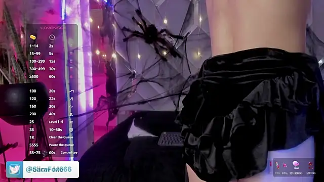 Sara Foxx1 online show from October 2025 08:10:01 PM