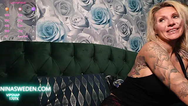 Snapshot of Ninasweden chatting on February 2026 09:13:01 PM Ninasweden online show from February 2026 09:13:01 PM