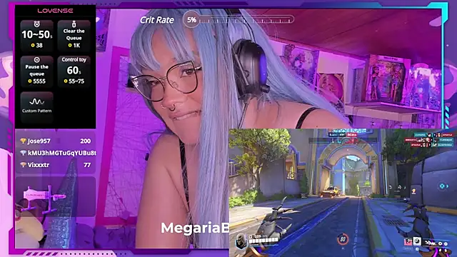 MegariaB online show from January 2025 07:14:01 AM