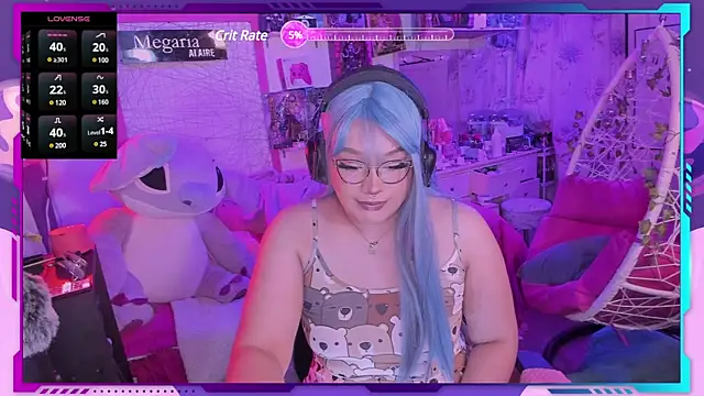 MegariaB online show from February 2025 04:35:01 AM