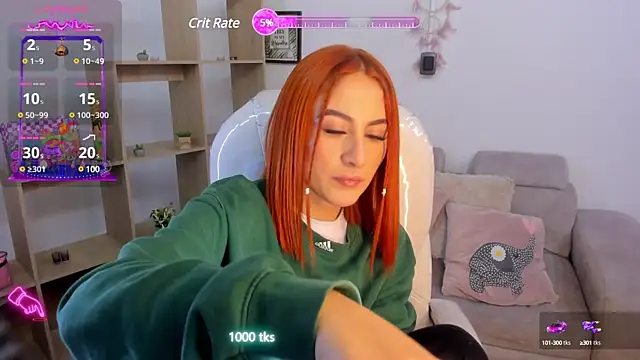 Snapshot of Tiarha chatting on January 2025 03:44:01 AM Tiarha online show from January 2025 03:44:01 AM