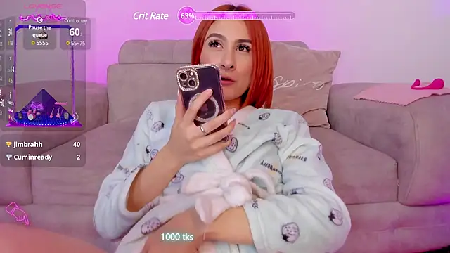 Snapshot of Tiarha chatting on February 2025 08:07:01 AM Tiarha online show from February 2025 08:07:01 AM