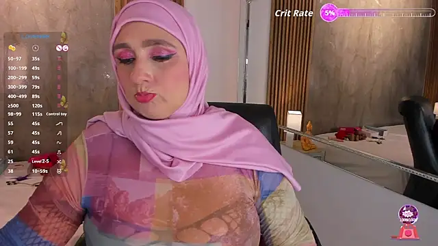 HijabiMilf online show from October 2025 12:16:01 PM