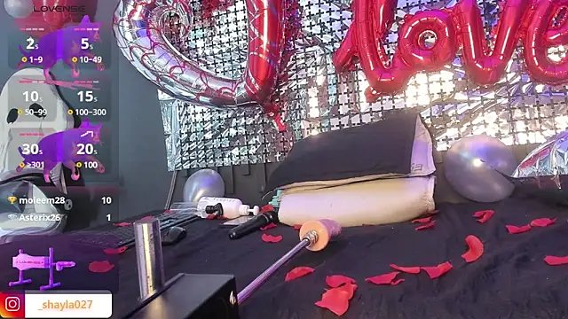 Snapshot of Shayla27 chatting on February 2025 04:02:01 PM Shayla27 online show from February 2025 04:02:01 PM