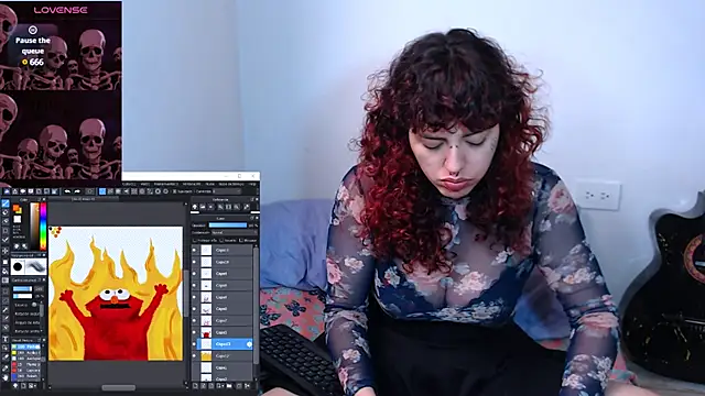 Eli666uwu online show from January 2025 04:54:01 PM