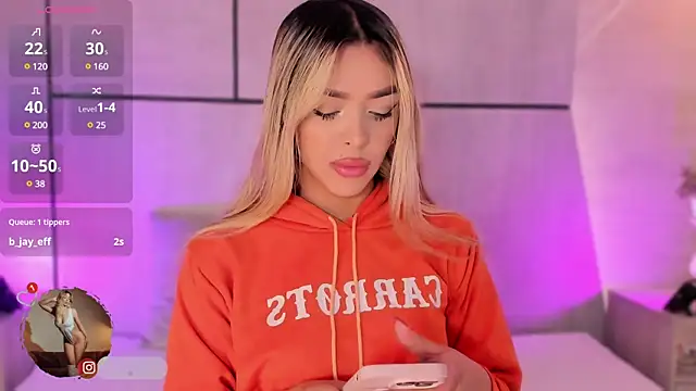 Addison baker online show from January 2025 07:55:01 PM