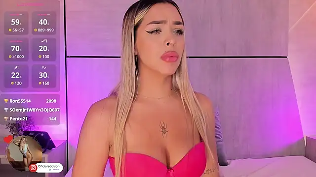 Addison baker online show from January 2025 01:56:01 AM