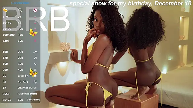 Snapshot of Nayah_Dussa1 chatting on December 2024 11:23:02 PM Nayah Dussa1 online show from December 2024 11:23:02 PM