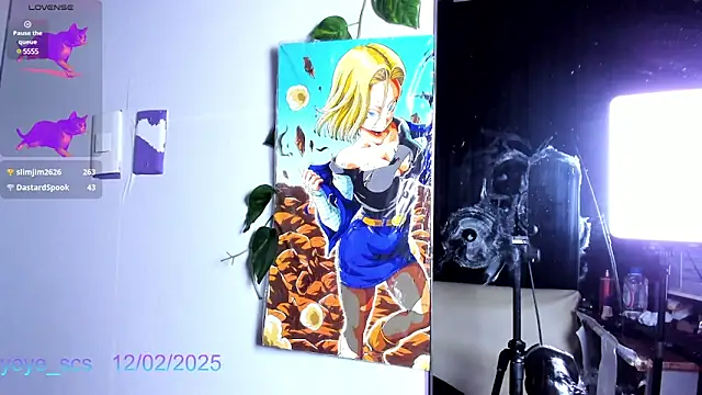 Snapshot of Yeye_scs chatting on February 2025 03:16:01 PM Yeye scs online show from February 2025 03:16:01 PM