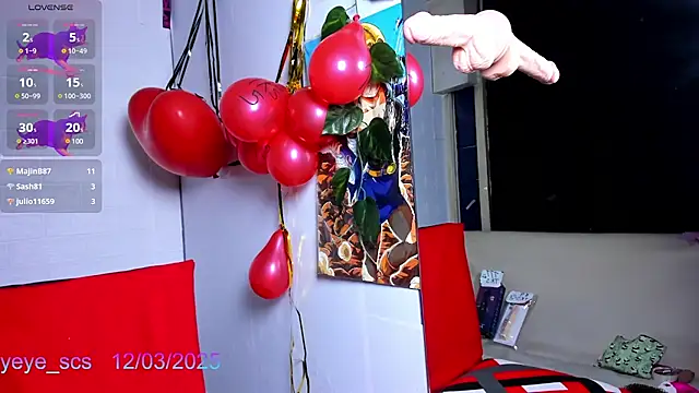 Snapshot of Yeye_scs chatting on March 2025 03:40:02 PM Yeye scs online show from March 2025 03:40:02 PM