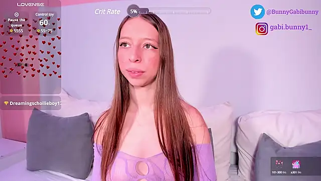 gabi bunny online show from February 2025 05:04:01 PM