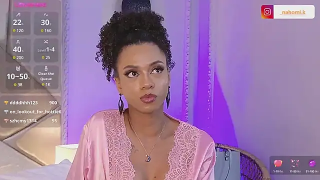 Snapshot of Nahomi_King chatting on January 2025 07:10:02 PM Nahomi King online show from January 2025 07:10:02 PM