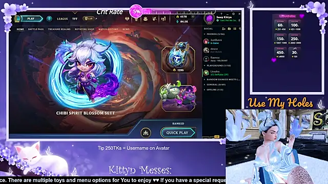 Snapshot of SassyKittyn chatting on January 2025 06:20:01 AM SassyKittyn online show from January 2025 06:20:01 AM