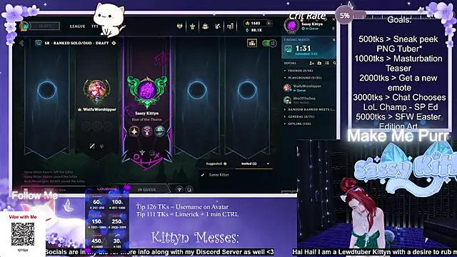 Snapshot of SassyKittyn chatting on March 2025 07:02:02 AM SassyKittyn online show from March 2025 07:02:02 AM