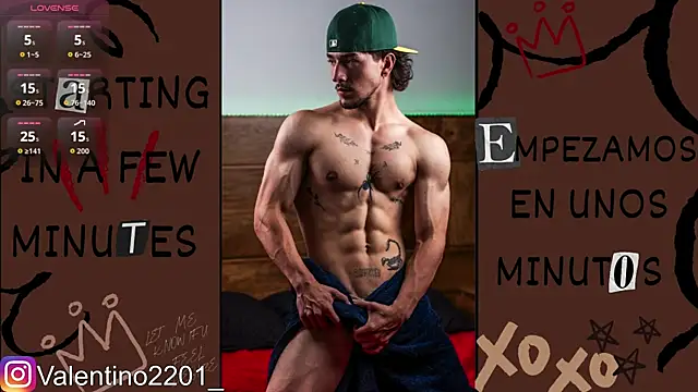 Valentino Xander online show from July 2026 12:27:01 AM