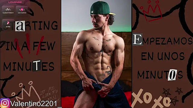 Valentino Xander online show from July 2026 12:58:01 AM