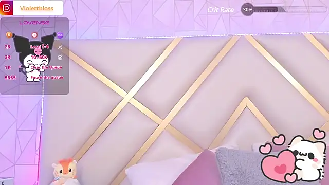 Violettbloss online show from January 2025 05:19:01 AM