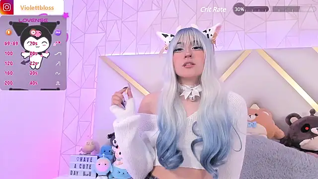 Violettbloss online show from February 2025 12:32:01 AM