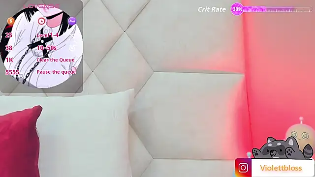 Violettbloss online show from September 2025 03:07:02 AM