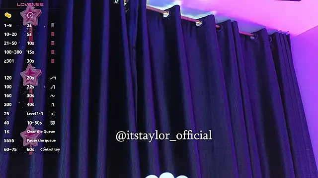 missy taylor  online show from July 2026 09:17:01 PM