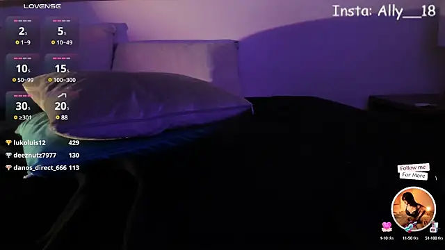 Ally addams online show from January 2025 08:43:02 AM