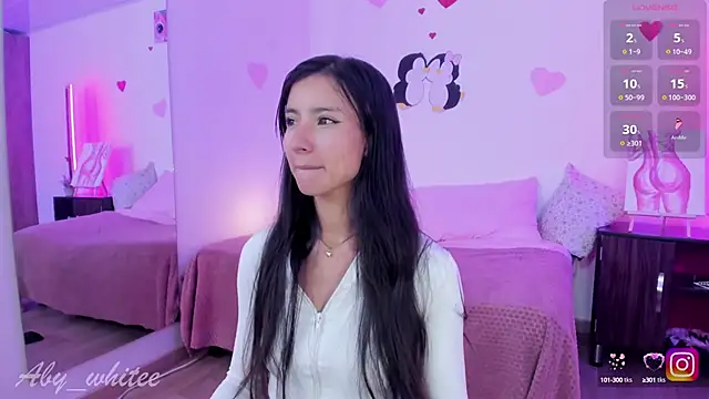 Snapshot of AbyWhitee chatting on February 2025 01:30:02 AM AbyWhitee online show from February 2025 01:30:02 AM