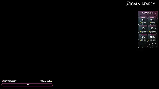 calviafarey online show from September 2025 09:48:01 PM