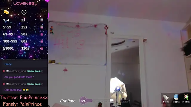 pain princee online show from December 2024 06:09:01 PM