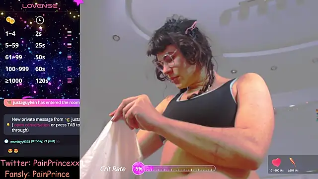 pain princee online show from January 2025 03:32:02 PM