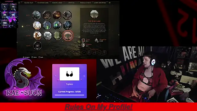 Rae-Suon online show from December 2025 04:43:02 AM